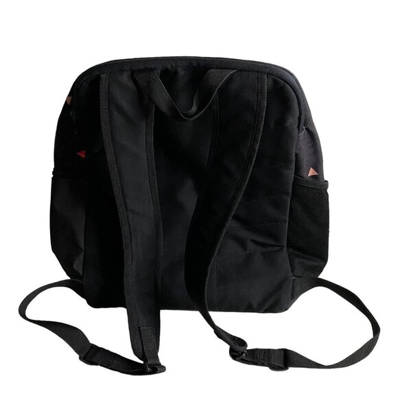 Adidas Classic Black Patterned Backpack - Picture 2 of 11